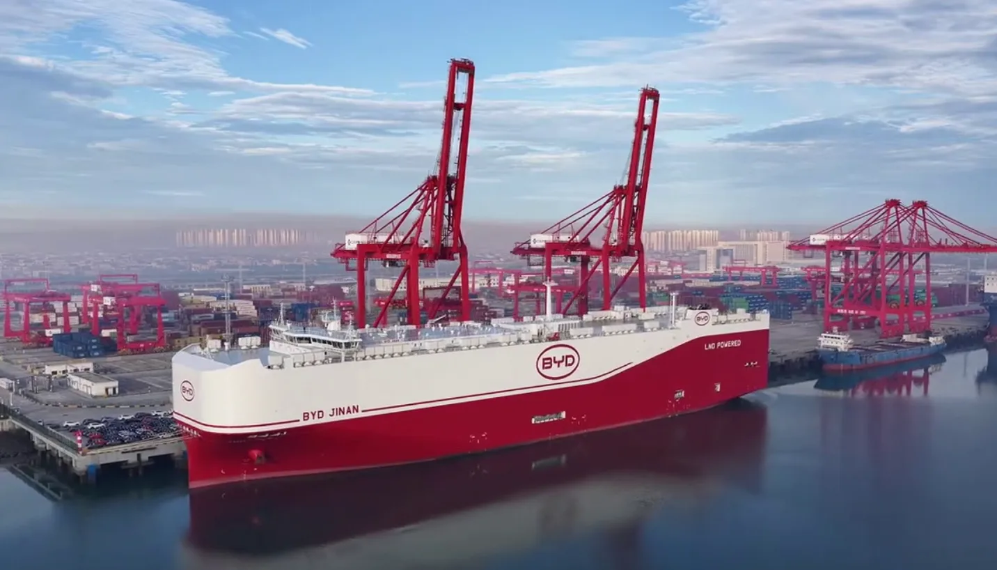 BYD Jinan Automobile Transport Ro-Ro Ship. Source: BYD